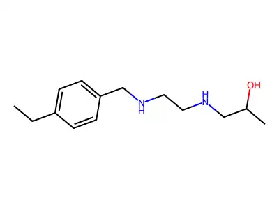 1-({2-[(4-Ethylbenzyl)amino]ethyl}amino)propan-2-ol structure