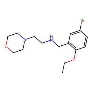 N-(5-bromo-2-ethoxybenzyl)-2-(morpholin-4-yl)ethanamine structure