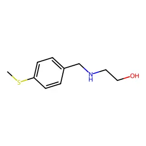 2-((4-(Methylthio)benzyl)amino)ethanol structure