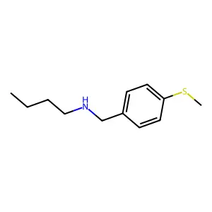 Butyl({[4-(methylsulfanyl)phenyl]methyl})amine structure