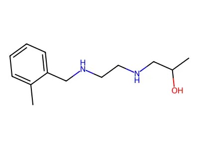 1-({2-[(2-Methylbenzyl)amino]ethyl}amino)propan-2-ol structure