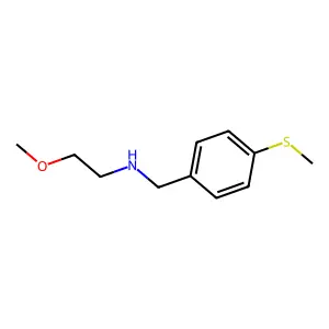 2-methoxy-N-[4-(methylsulfanyl)benzyl]ethanamine structure