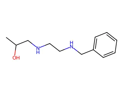 1-[2-(Benzylamino)ethylamino]propan-2-ol structure