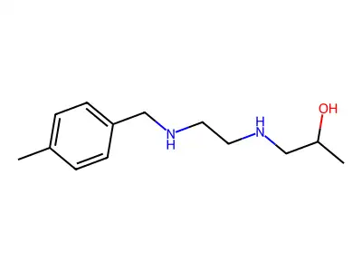 1-({2-[(4-Methylbenzyl)amino]ethyl}amino)-2-propanol structure
