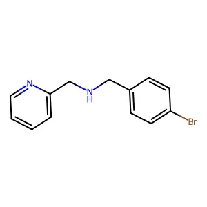 [(4-Bromophenyl)methyl](pyridin-2-ylmethyl)amine structure