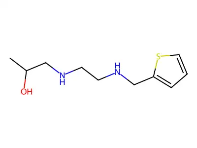 1-({2-[(Thiophen-2-ylmethyl)amino]ethyl}amino)propan-2-ol structure
