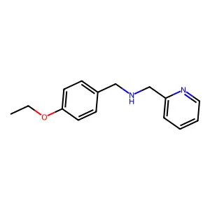 N-(4-ethoxybenzyl)-N-(2-pyridinylmethyl)amine structure