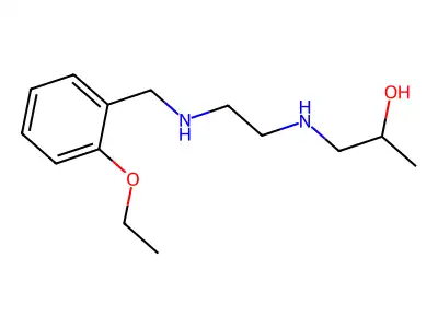 1-({2-[(2-Ethoxybenzyl)amino]ethyl}amino)propan-2-ol structure