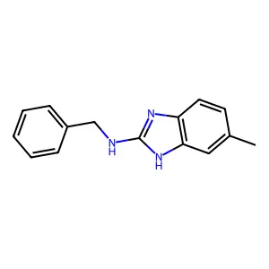 N-benzyl-6-methyl-1H-benzimidazol-2-amine structure