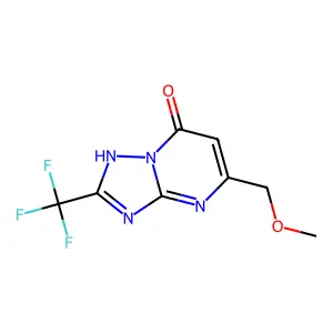 5-Methoxymethyl-2-trifluoromethyl-4H-[1,2,4]triazolo[1,5-a]pyrimidin-7-one structure