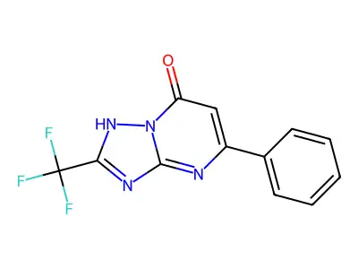 5-Phenyl-2-(trifluoromethyl)[1,2,4]triazolo[1,5-a]pyrimidin-7-ol structure