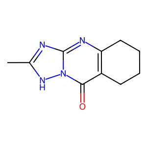 2-methyl-5,6,7,8-tetrahydro[1,2,4]triazolo[5,1-b]quinazolin-9(4H)-one structure