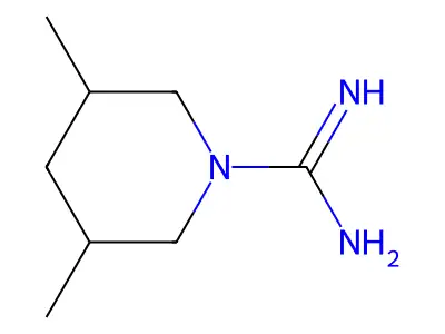 3,5-Dimethylpiperidine-1-carboximidamide structure