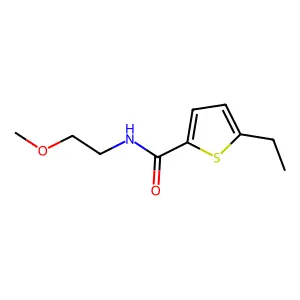 5-ethyl-N-(2-methoxyethyl)thiophene-2-carboxamide structure