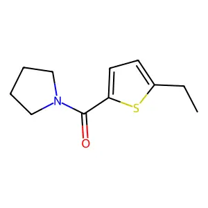 (5-Ethylthiophen-2-yl)(pyrrolidin-1-yl)methanone structure