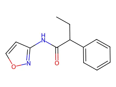 N-(Isoxazol-3-yl)-2-phenylbutanamide structure