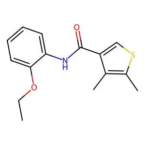 N-(2-Ethoxyphenyl)-4,5-dimethyl-3-thiophenecarboxamide structure