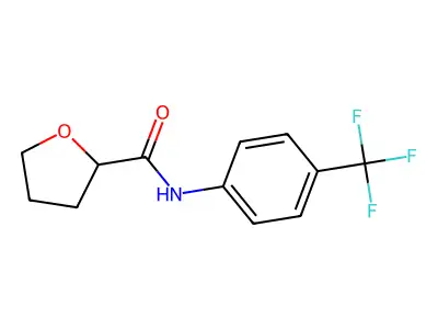 N-[4-(trifluoromethyl)phenyl]oxolane-2-carboxamide structure