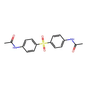 醋氨苯砜 structure