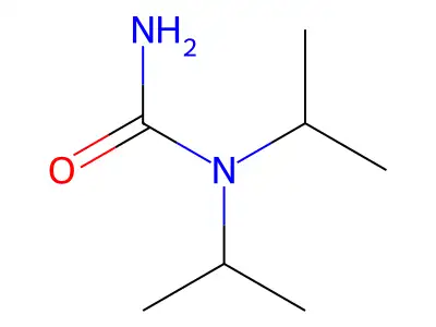 Urea, N,N-bis(1-methylethyl)- structure