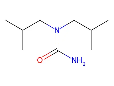 Urea, N,N-bis(2-methylpropyl)- structure