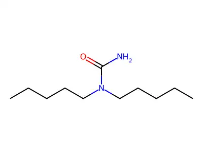 Urea, N,N-dipentyl- structure