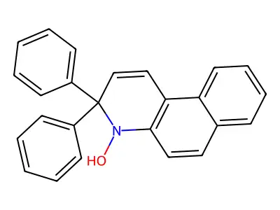 4-Hydroxy-3,3-diphenylbenzo[f]quinoline structure