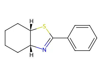 Benzothiazole, 3a,4,5,6,7,7a-hexahydro-2-phenyl-, cis- structure