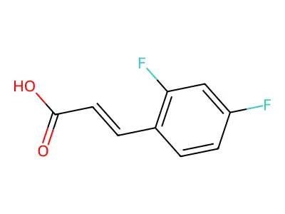 2,4-Difluoromandelic acid structure