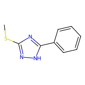 3-(Methylsulfanyl)-5-phenyl-1H-1,2,4-triazole structure