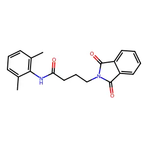 N-(2,6-dimethylphenyl)-4-(1,3-dioxo-1,3-dihydro-2H-isoindol-2-yl)butanamide structure