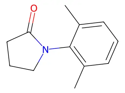 1-(2,6-Dimethylphenyl)pyrrolidin-2-one structure