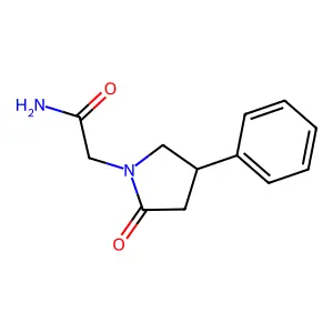 Fonturacetam, (R)- structure