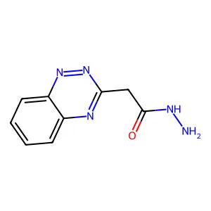 1,2,4-苯并三嗪-3-乙酰肼 structure