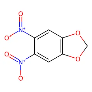 5,6-Dinitro-1,3-benzodioxole structure