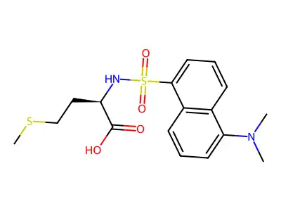 Dansyl-dl-methionine structure