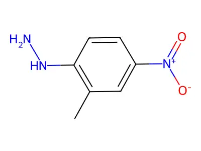 (2-Methyl-4-nitrophenyl)hydrazine structure
