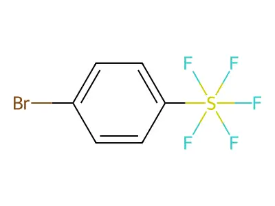 1-Bromo-4-(pentafluoro-lambda6-sulfanyl)benzene structure