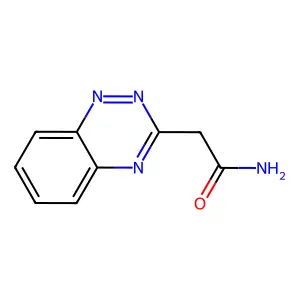2-(1,2,4-苯并三嗪-3-基)乙亚胺酸 structure