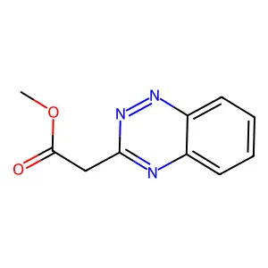1,2,4-苯并三嗪-3-乙酸甲酯 structure