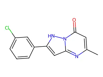 2-(3-Chloro-phenyl)-5-methyl-pyrazolo[1,5-a]pyrimidin-7-ol structure