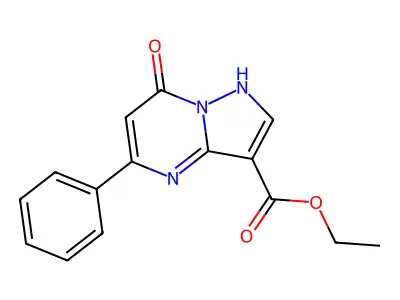 Ethyl 7-hydroxy-5-phenylpyrazolo[1,5-A]pyrimidine-3-carboxylate structure
