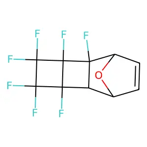 11-Oxatetracyclo[6.2.1.0(2,7).0(3,6)]undec-9-ene, 2,3,4,4,5,5,6-heptafluoro- structure
