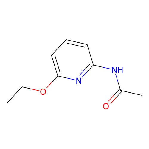 N-(6-ethoxypyridin-2-yl)acetamide structure