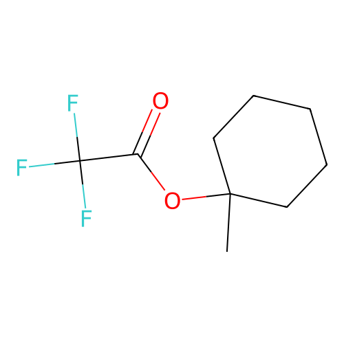 Acetic acid, trifluoro-, 1-methylcyclohexyl ester structure