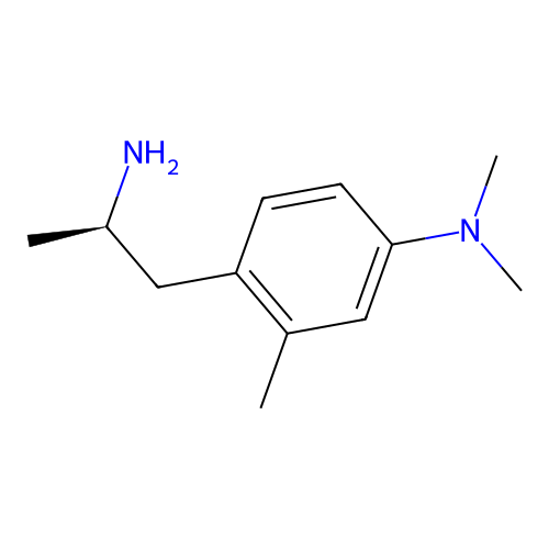 4-[(2R)-2-aminopropyl]-N,N,3-trimethylaniline structure