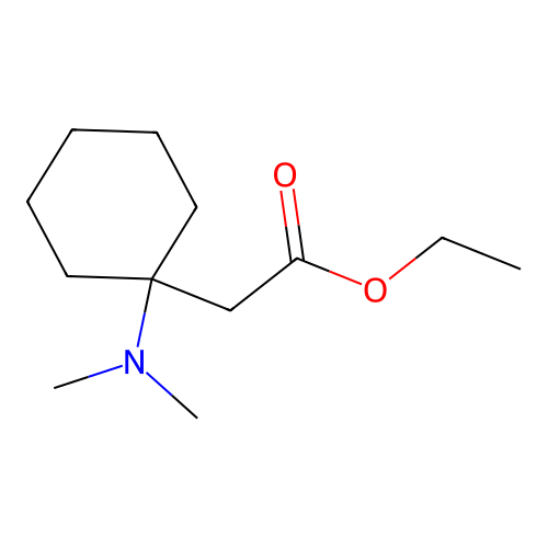 (1-Dimethylamino-cyclohexyl)-acetic acid ethyl ester structure
