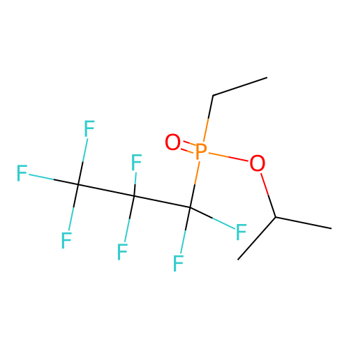 o-Isopropyl ethyl(heptafluoropropyl)phosphinate structure
