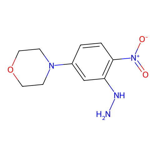 4-(3-Hydrazinyl-4-nitrophenyl)morpholine structure