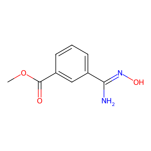 Methyl 3-[amino(hydroxyimino)methyl]benzoate structure